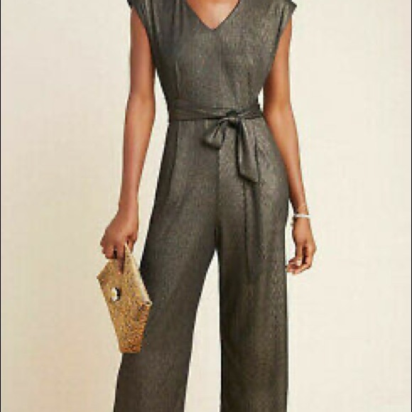 Anthropologie Pandita Metallic Jumpsuit - Picture 3 of 6